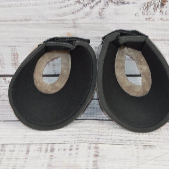 Eskadron Softslate Faux Fur Bell Boots in Black Horse Size XL NEW - Picture 3 of 10